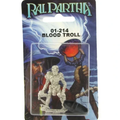Tabletop Miniatures | Blood Troll #01-214 Classic Ral Partha Fantasy RPG Metal Figure - Your Source for Gaming Essentials