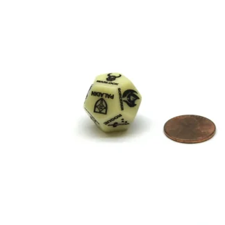 Custom Engraved 19mm D12 RPG D&D Dice - 5th Edition Class Ivory with Black Die - Your Source for Gaming Essentials Flash Sale