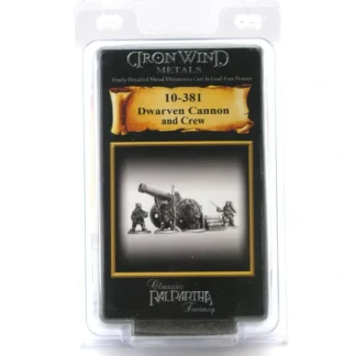 Dwarf Cannon and Crew #10-381 Classic Ral Partha Fantasy RPG Metal Figure - Your Source for Gaming Essentials Cheap