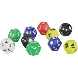 Fallout: Wasteland Warfare 10 Piece Tabletop Dice Set - Your Source for Gaming Essentials Store