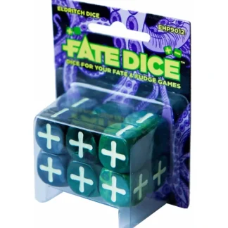 Fate Dice for Fate & Fudge Games by Evil Hat Productions - 12 D6 Eldritch Dice - Your Source for Gaming Essentials Online