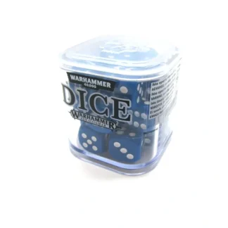 Games Workshop Citadel: Set of 20 Skull Ace 12mm Dice - Blue with White Pips - Your Source for Gaming Essentials Clearance