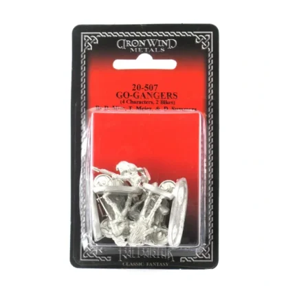 Go Gangers 4 Characters, 2 Bikes #20-507 Shadowrun RPG Metal Ral Partha Figure - Your Source for Gaming Essentials Fashion