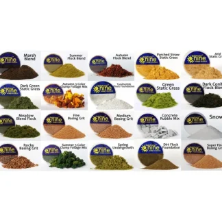Hobby Round Container of Basing and Scenery Flock Blends Grit - Choose Your Type - Your Source for Gaming Essentials Online