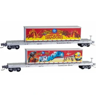 Trains | Micro-Trains 52400150 Z Ringling Bros. & Barnum & Bailey 60' Flatcar (Pack of 2) - Your Source for Gaming Essentials