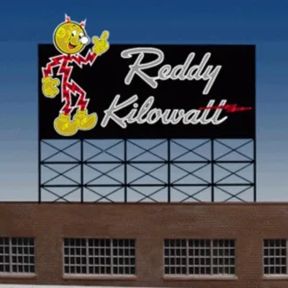 Trains | Miller Engineering 3682 N Reddy Kilowatt Animated Neon Billboard - Your Source for Gaming Essentials