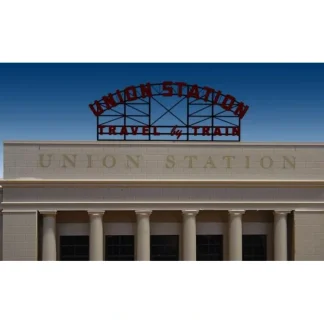 Trains | Miller Engineering 3882 N Union Station Animated Neon Billboard - Your Source for Gaming Essentials