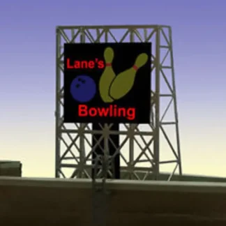 Trains | Miller Engineering 338955 N/Z Bowling Rooftop Billboard Small - Your Source for Gaming Essentials
