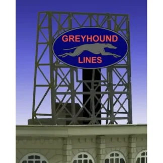 Trains | Miller Engineering 338950 N/Z Greyhound Animated Neon Billboard Small - Your Source for Gaming Essentials