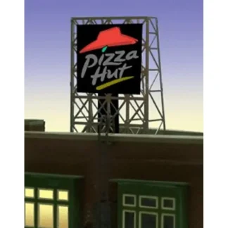 Trains | Miller Engineering 338985 N/Z Pizza Flashing Neon Rooftop Billboard Small - Your Source for Gaming Essentials