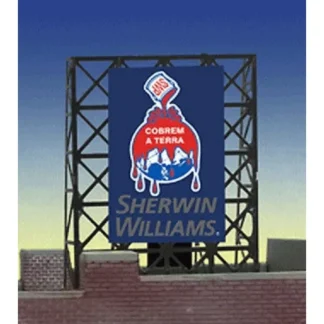 Trains | Miller Engineering 338935 N/Z Sherwin Williams Paints Rooftop Billboard Small - Your Source for Gaming Essentials