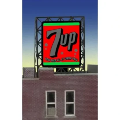 Trains | Miller Engineering 338945 N/Z 7Up Rooftop Sign - Your Source for Gaming Essentials