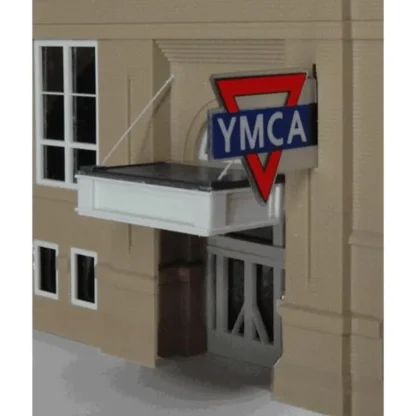 Trains | Miller Engineering 3071 O Animated Neon Sign YMCA Large Logo Double-Sided - Your Source for Gaming Essentials