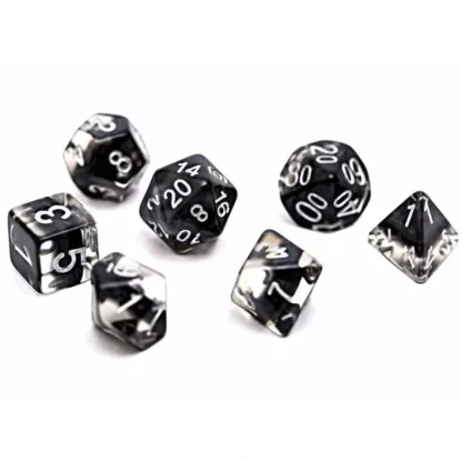 Neutron Dice 7 Piece Polyhedral DnD Dice Set - Smoke - Your Source for Gaming Essentials Best Sale