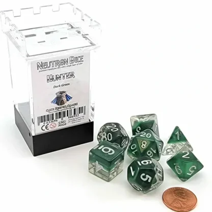 Neutron Dice 7 Piece Polyhedral DnD Dice Set - Hunter - Your Source for Gaming Essentials Fashion