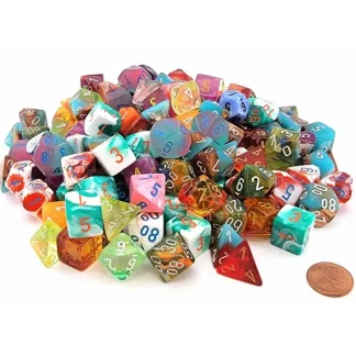 Pack of 150 Assorted Loose Polyhedral Chessex Lab Dice - Your Source for Gaming Essentials Flash Sale