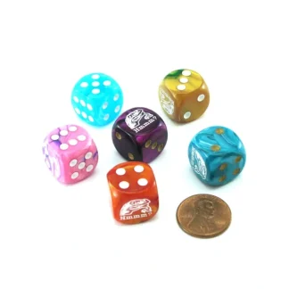Pack of 6 Custom 16mm D6 Assorted Style Funny Meme Dice - Philosoraptor (Hmmm?) - Your Source for Gaming Essentials Flash Sale