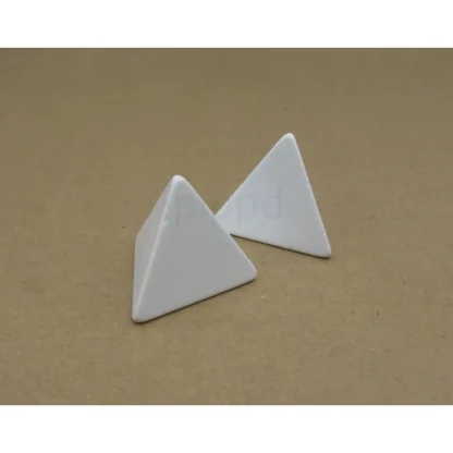 Pack of 2 Jumbo 27mm Blank Four-Sided D4 RPG Dice - White - Your Source for Gaming Essentials Online