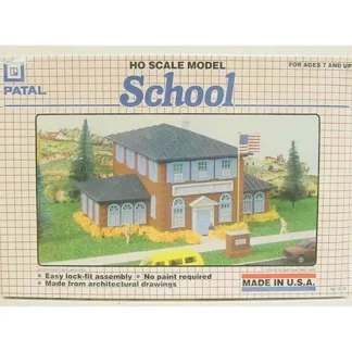 Trains | Patal 3070 HO Scale School Building Kit - Your Source for Gaming Essentials