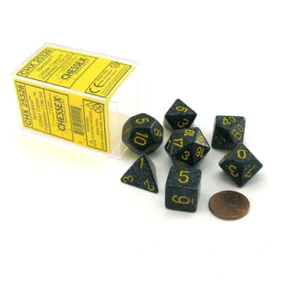 Polyhedral 7-Die Chessex Dice Set - Speckled Urban Camo - Your Source for Gaming Essentials Online