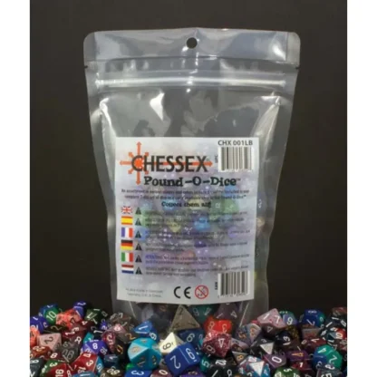 Pound-O-Dice Bag of Loose Assorted Chessex Dice (80 to 100 Dice) - Your Source for Gaming Essentials Online