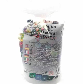 Pound-O-12mm's Bag of Loose Small Chessex D6 Dice - Your Source for Gaming Essentials Discount