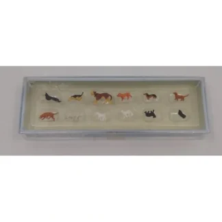 Trains | Preiser 14165 HO Assorted Cats & Dog Figures (Set of 12) - Your Source for Gaming Essentials