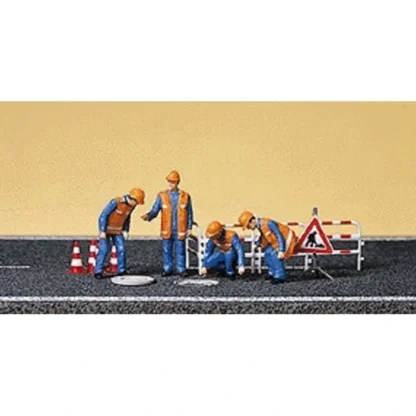 Trains | Preiser 10445 HO City Workers Figures with Accessories (Set of 6) - Your Source for Gaming Essentials