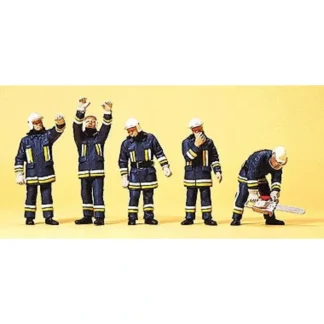 Trains | Preiser 10486 HO Firefighter Technical Support Personnel Figures (Set of 5) - Your Source for Gaming Essentials