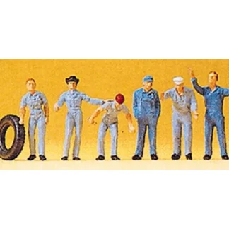 Trains | Preiser 14130 HO Mechanics Figures (Set of 6) - Your Source for Gaming Essentials