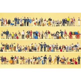 Trains | Preiser 13000 HO Railroad Personel, Travelers & Passers-By Figures (Set of 100) - Your Source for Gaming Essentials