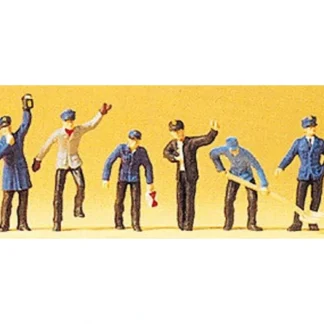Trains | Preiser 14013 HO Railway Yard Workers Figures (Set of 6) - Your Source for Gaming Essentials