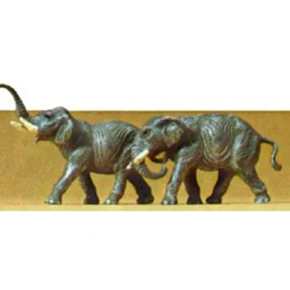 Trains | Preiser 79710 N Animals - Elephants Figures (Set of 2) - Your Source for Gaming Essentials