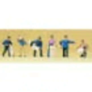 Trains | Preiser 79019 N Standing Passers-By Figures (Set of 6) - Your Source for Gaming Essentials