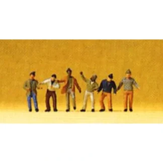 Trains | Preiser 80908 Z Dock/Warehouse Workers Figures (Set of 6) - Your Source for Gaming Essentials