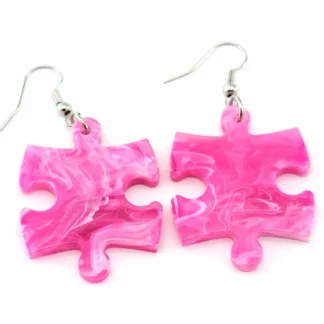 Puzzle Piece Earrings, Vortex Style - Choose your color - Your Source for Gaming Essentials Hot