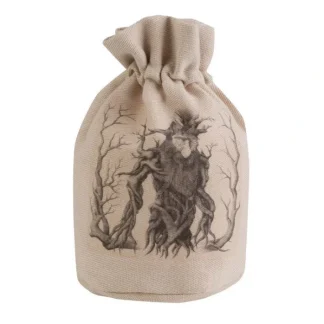 Q-Workshop Forest Dice Bag - Beige with Black - Your Source for Gaming Essentials Best