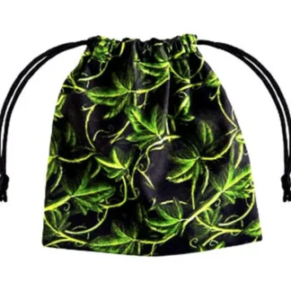 Q-Workshop Fullprint Forest Dice Bag - Black with Green - Your Source for Gaming Essentials Cheap
