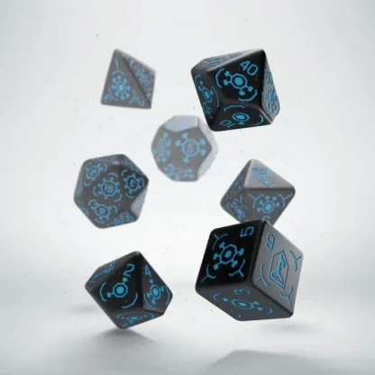 Q-Workshop Ingress Dice Set: Resistance (7 Piece Set) - Your Source for Gaming Essentials Cheap