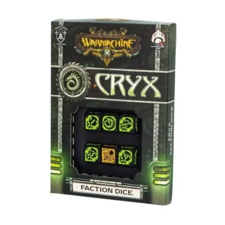 Q-Workshop Warmachine Cryx Faction Dice Set (6 Piece Set) - Your Source for Gaming Essentials Best Sale