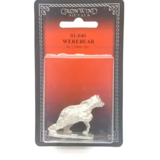 Ral Partha Werebear #01-040 Unpainted Classic Fantasy RPG D&D Metal Figure - Your Source for Gaming Essentials New