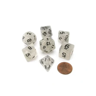 Reaper Miniatures Boss Pizza Dungeon Dice - Starlight Glitter - Your Source for Gaming Essentials Cheap