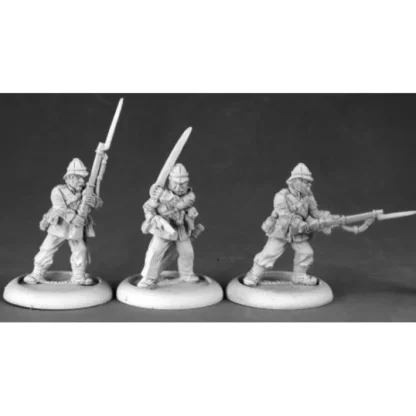 Reaper Miniatures British Colonial Riflemen II #50184 Chronoscope Mini Figure - Your Source for Gaming Essentials Online