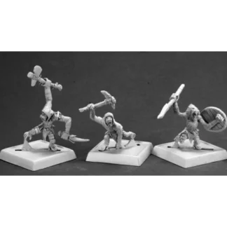 Reaper Miniatures Charau-Ka Warriors (3) #60093 Pathfinder Unpainted RPG Figure - Your Source for Gaming Essentials Online