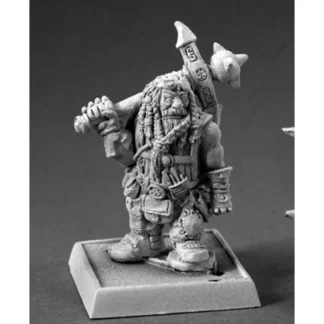 Reaper Miniatures Cheiton, Dwarf Hero 60122 Pathfinder Miniatures Unpainted Mini - Your Source for Gaming Essentials Discount