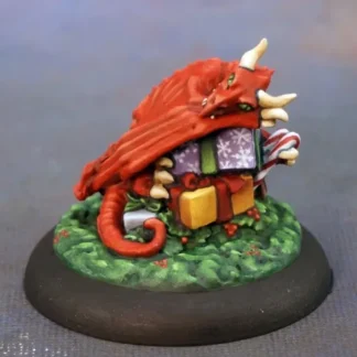 Reaper Miniatures Christmas Dragon #01581 Unpainted Bones USA Plastic Mini - Your Source for Gaming Essentials Clearance