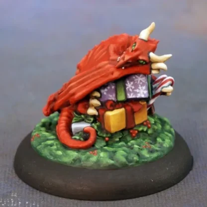Reaper Miniatures Christmas Dragon #01581 Unpainted Bones USA Plastic Mini - Your Source for Gaming Essentials Clearance