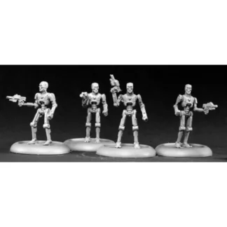 Reaper Miniatures Cyber-Reavers (4) #50097 Chronoscope Metal D&D RPG Mini Figure - Your Source for Gaming Essentials Hot