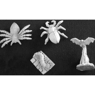 Reaper Miniatures Dungeon Vermin (4 Pieces) #03256 Dark Heaven Unpainted Metal - Your Source for Gaming Essentials New
