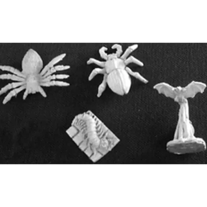 Reaper Miniatures Dungeon Vermin (4 Pieces) #03256 Dark Heaven Unpainted Metal - Your Source for Gaming Essentials New